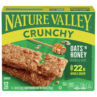 Nature Valley Granola Bars, Oats 'N Honey, Crunchy, 6 Each