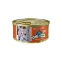 Blue Buffalo BLUE Wilderness Wilderness High Protein Grain Free, Natural Adult Pate Wet Cat Food, Turkey, 5.5 Ounce