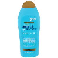 Ogx Body Wash, Radiant Glow + Argan Oil of Morocco, Extra Hydrating, 19.5 Fluid ounce