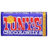 Tony's Chocolonely Milk Chocolate, Pretzel Toffee, 6.35 Ounce