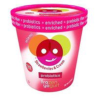 Mixmi Strawberries & Cream Frozen Yogurt, 1 Pint, 16 Ounce