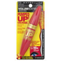 maybelline Volum' Express Pumped Up! Colossal Mascara, Washable, Classic Black 213, 9.7 Millilitre