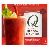 Q Bloody Mary Mix, Spectacular, 4 Each