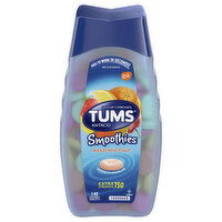 Tums Smoothies Antacid, Extra Strength 750, Chewable Tablets, Assorted Fruit, 140 Each