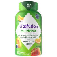 Vitafusion Multivites, Gummies, Berry, Peach & Orange Flavor, 150 Each