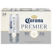 Corona Premier The Exceptional Light Beer, 24 Each