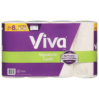 Viva Signature Cloth Towels, Choose-A-Sheet, Double Rolls, 1-Ply, 4 Each