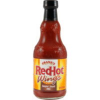 Frank's RedHot Smokin' Sweet BBQ Wings Sauce, 12 Fluid ounce