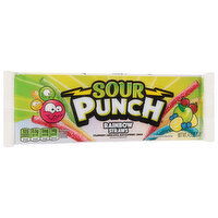 Sour Punch Candy, Rainbow Straws, 4.5 Ounce