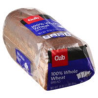 Cub Bread, 100% Whole Wheat, 16 Ounce