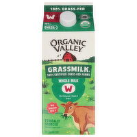 Organic Valley Milk, Whole, 0.5 Gallon