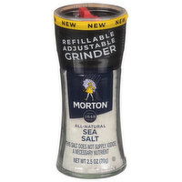 Morton Sea Salt, Grinder, 2.5 Ounce