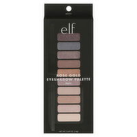 e.l.f. Eyeshadow Palette, Nude, Rose Gold 83277, 0.49 Ounce