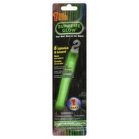 Supreme Glow Lightstick & Lanyard, 6 Inch, Green, 1 Each