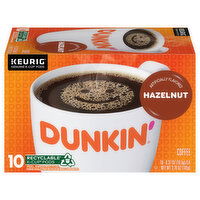 Dunkin' K-Cup Pods Hazelnut Coffee, 10 Each