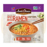 Annie Chun's Soup Bowl, Miso Ramen, Japanese-Style, Spicy, 5.4 Ounce