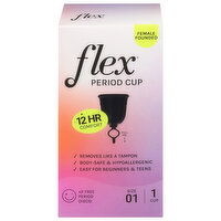 Flex Period Cup, Size 01, 1 Each