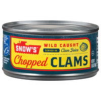 Snow's Chopped Clams, 6.5 Ounce