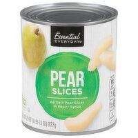 Essential Everyday Pear Slices, in Heavy Syrup, Bartlett, 29 Ounce