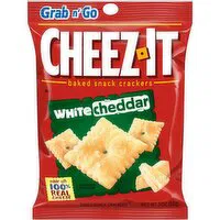 Cheez-It Grab n' Go Baked Snack Cheese Crackers, White Cheddar, 3 Ounce