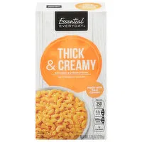 Essential Everyday Macaroni & Cheese Dinner, Thick & Creamy, 7.25 Ounce