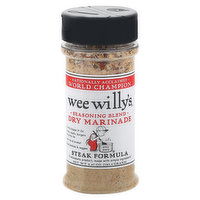 Wee Willy's Dry Marinade, Steak Formula, 6.47 Ounce