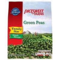 Pictsweet Farms Simple Harvest Green Peas Family Size, 24 Ounce