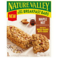 Nature Valley Soft Baked Maple Nut Breakfast Bars, 5 Each