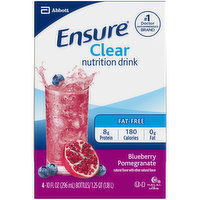 Ensure Clear Nutrition Drink Blueberry Pomegranate Ready-to-Drink Bottles, 40 Fluid ounce