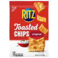 RITZ Toasted Chips Original Crackers, 8.1 Ounce