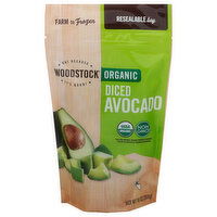 Woodstock Avocado, Organic, Diced, 10 Ounce