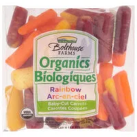 Bolthouse Farms Organics Carrots, Baby-Cut, Rainbow, 340 Gram