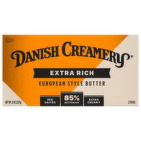 Danish Creamery 85% Butterfat Extra Rich European Style Sea Salted Butter, 2 Each
