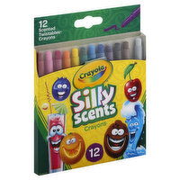 Crayola Silly Scents Crayons, Scented Twistables, 12 Each