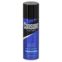 Consort Hair Spray, for Men, Unscented, Extra Hold, 8.3 Ounce