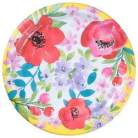 Party Creations Plates, Spring Poppies, 8 Each