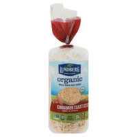 Lundberg Family Farms Rice Cakes, Whole Grain, Organic, Cinnamon Toast, 9.5 Ounce