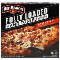 Red Baron Fully Loaded Pizza, Hand Tossed Style Crust, Meat Lovers, 28.4 Ounce