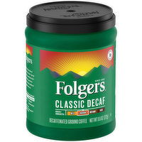 Folgers Coffee, Decaf Classic Roast, 9.6 Ounce