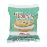 Thelma's 6 oz. Ice Cream Sandwich Thelma's Monster with Vanilla Ice Cream Sandwich 6 Fluid Ounce, 6 Fluid ounce