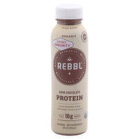 Rebbl Plant- Powered Elixir, Organic, Dark Chocolate, Protein, 12 Fluid ounce