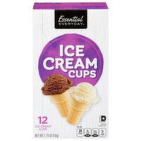 Essential Everyday Ice Cream Cups, 12 Each