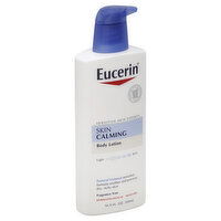 Eucerin Body Lotion, Skin Calming, Fragrance Free, 16.9 Ounce