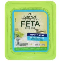 Athenos Reduced Fat Crumbled Feta Cheese, 3.5 Ounce