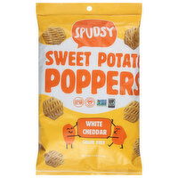 Spudsy Sweet Potato Poppers, Grain Free, White Cheddar, 4 Ounce