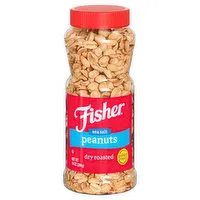 Fisher Fisher® Sea Salt Dry Roasted Peanuts 14 oz. Jar, 14 Ounce