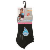 Hanes Sport Socks, Cool Comfort, Arch Support, No Show, 3 Each