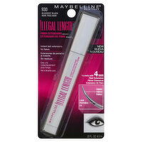 maybelline Illegal Length Mascara, Fiber Extensions, Blackest Black 930, 0.22 Ounce