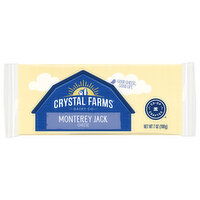 Crystal Farms Cheese, Monterey Jack, 7 Ounce