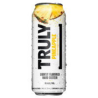 Truly Hard Seltzer, Pineapple, 24 Fluid ounce